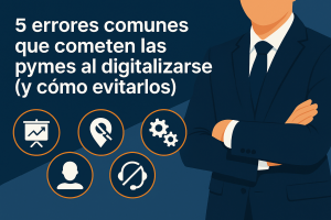 La digitalización no es una opción: es una necesidad. Pero cuando una pyme decide dar el salto al mundo digital, es muy común que lo haga con prisas, sin estrategia o con ideas erróneas sobre lo que significa realmente transformarse digitalmente. El resultado: pérdida de tiempo, dinero y oportunidades. En este artículo te mostramos los 5 errores más comunes que cometen las pequeñas y medianas empresas al digitalizarse, y lo más importante: cómo evitarlos con inteligencia, planificación y apoyo profesional. 1. Falta de una estrategia digital clara Uno de los errores más frecuentes es empezar la digitalización sin una hoja de ruta definida. Muchas pymes crean perfiles en redes sociales, lanzan una web o contratan herramientas sin tener un objetivo claro ni una visión a largo plazo. ¿Por qué es un problema? Porque sin estrategia, todo son acciones sueltas que no generan resultados coherentes. Es como construir una casa sin planos: puedes empezar, pero no llegarás muy lejos. Cómo evitarlo: Define tus objetivos: ¿quieres vender más? ¿Aumentar tu visibilidad? ¿Automatizar tareas? Prioriza: no necesitas digitalizar todo de golpe. Elige por impacto y urgencia. Crea un plan con fases claras y recursos asignados. ✅ Consejo profesional: en BlackHold Consulting ofrecemos un plan de acompañamiento desde solo 29,99€/mes para ayudarte a crear tu estrategia digital sin complicaciones. 2. No adaptar la web a las necesidades reales del cliente Muchas empresas construyen su web pensando en lo que ellas quieren decir, y no en lo que su cliente necesita leer. Resultado: webs llenas de texto, lentas, poco intuitivas y sin una propuesta de valor clara. ¿Por qué es un problema? Tu página web es tu oficina online. Si no engancha en los primeros 5 segundos, el visitante se va… y no vuelve. Una web mal diseñada mata oportunidades de venta. Cómo evitarlo: Asegúrate de que tu web tiene: Un mensaje claro en la portada (quién eres y qué solucionas). Llamadas a la acción visibles. Diseño adaptable a móviles. Carga rápida y estructura limpia. Integra herramientas útiles: chat, botones de WhatsApp, formulario de contacto, etc. ✅ ¿Sabías que? En BlackHold Consulting diseñamos webs adaptadas a cada negocio desde el plan más básico, listas para funcionar y optimizadas para Google. 3. No invertir en visibilidad (SEO, Google Maps y redes sociales) Otro error común: pensar que con tener presencia digital ya es suficiente. La realidad es que internet está lleno de ruido. Si no destacas, no existes. Y si no te encuentran, no vendes. ¿Por qué es un problema? Puedes tener la mejor web del mundo, pero si nadie llega a ella, es como si no existiera. La visibilidad es el puente entre tu solución y tu cliente potencial. Cómo evitarlo: Optimiza tu perfil de Google Business Profile (antiguo Google My Business). Aplica SEO básico: títulos claros, descripciones optimizadas, imágenes con nombre, etc. Publica contenido en redes con estrategia, no por obligación. Anúnciate localmente si tienes un negocio físico. ✅ Pro tip: Nuestro servicio de posicionamiento en Google Maps puede disparar tus visitas locales con una inversión muy baja. 4. Elegir herramientas digitales sin criterio (y luego abandonarlas) Muchas pymes contratan software de gestión, automatización, CRM o email marketing sin entender cómo funciona ni por qué lo necesitan. Al poco tiempo, lo abandonan y pierden dinero. ¿Por qué es un problema? Cada herramienta que eliges debe resolver un problema real. Si no sabes integrarla o usarla correctamente, acaba siendo un gasto inútil. Cómo evitarlo: Evalúa qué tareas puedes automatizar antes de elegir herramienta. Prioriza plataformas intuitivas y adaptadas a pymes. Recibe formación (aunque sea básica) sobre su uso. Centraliza en una sola plataforma cuando sea posible. ✅ ¿Sabías que? En BlackHold Consulting analizamos tus procesos y recomendamos e implantamos solo las herramientas que necesitas, con soporte incluido. 5. No contar con un acompañamiento profesional Este es, sin duda, el mayor error de todos: hacerlo todo solo. Los emprendedores y gerentes de pequeñas empresas suelen pensar que pueden encargarse de la digitalización, el marketing y la tecnología por su cuenta. Y aunque el esfuerzo se valora, el tiempo perdido y los errores acumulados acaban saliendo muy caros. ¿Por qué es un problema? Porque digitalizar no es solo “estar en internet”. Es transformar tu negocio. Requiere experiencia, conocimiento, pruebas, métricas… y sobre todo, foco. Cómo evitarlo: Rodéate de especialistas: un buen asesor puede ahorrarte meses de ensayo y error. Externaliza lo que no dominas para concentrarte en lo que sí. Apuesta por consultorías con experiencia real en pymes (no grandes corporaciones). ✅ ¿Lo sabías? En BlackHold Consulting somos consultores especializados en pequeñas empresas. Nada de lenguaje complicado ni soluciones genéricas. Solo resultados. Conclusión La digitalización no es una moda ni un gasto. Es una inversión que, si se hace bien, puede multiplicar tus ingresos, simplificar tu operativa y escalar tu negocio. Pero como has visto, los errores más comunes se repiten una y otra vez. Y lo más peligroso: muchos negocios no los detectan hasta que es tarde. La buena noticia es que no tienes que enfrentarte solo a este reto. CTA final 🔵 ¿Estás empezando a digitalizar tu negocio? 🔵 ¿Ya lo intentaste y no funcionó como esperabas? En BlackHold Consulting te acompañamos paso a paso con planes accesibles, asesoramiento real y servicios profesionales a medida. 👉 Visítanos en www.blackholdconsulting.com 👉 O contáctanos directamente y descubre cómo empezar hoy mismo.