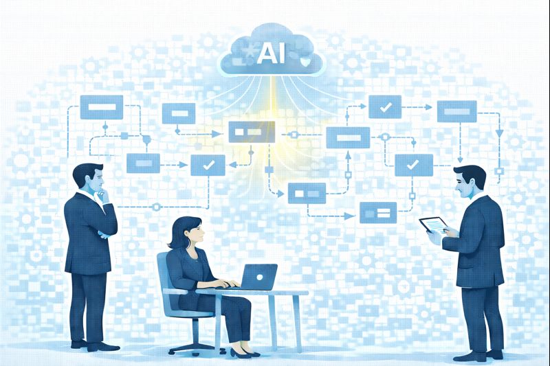 automatización con IA en flujos de trabajo internos