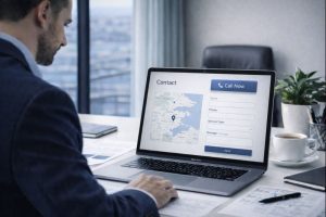 página de contacto que genere llamadas