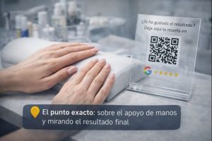 qr reseñas google nails