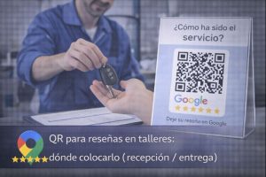 qr reseñas google taller
