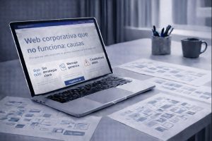 web corporativa que no funciona