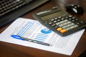 financial analysis with calculator and report