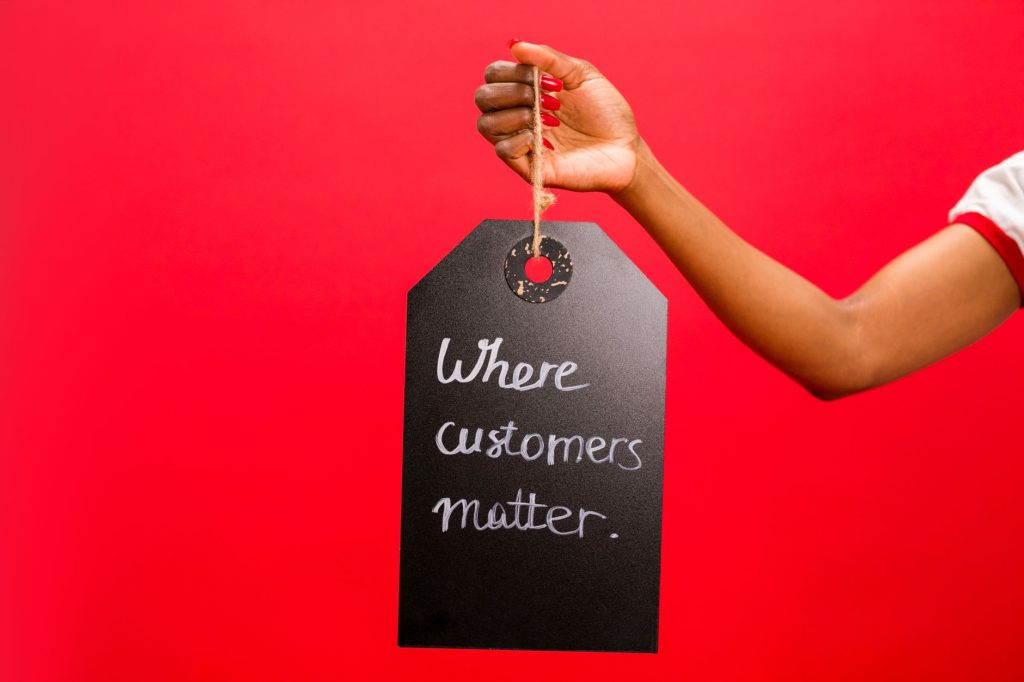 a person holding a sign
